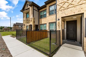 spacious enclosed pet yards
